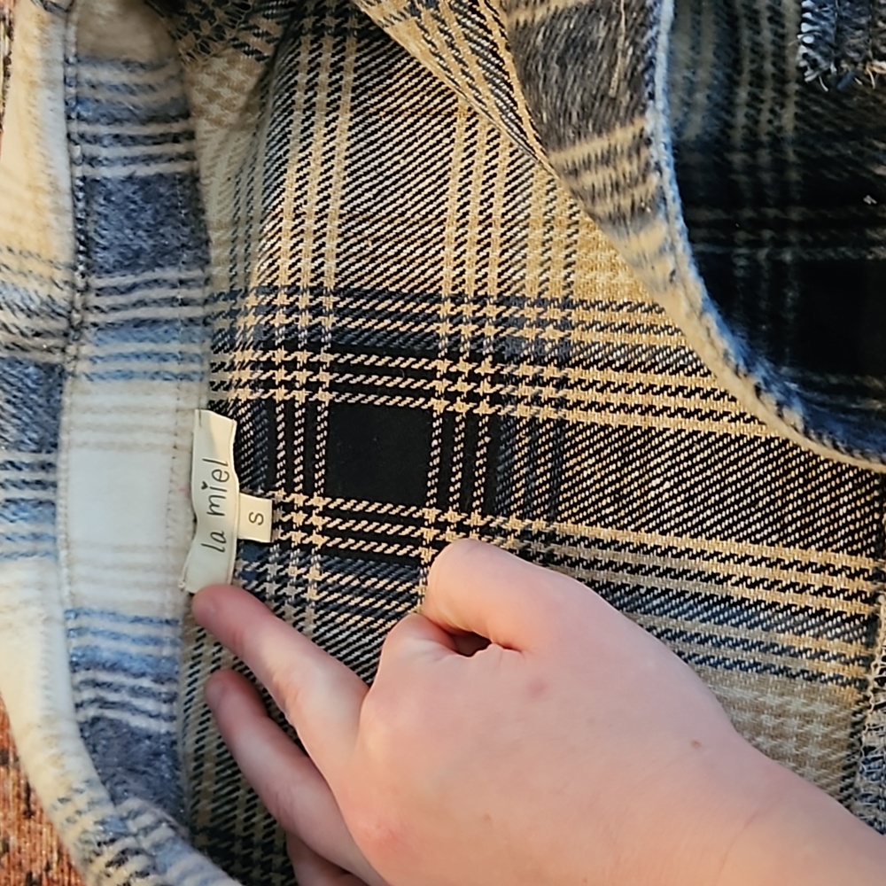 blue boutique flannel - Picture 3 of 6